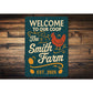Personalized Farmhouse Coop Sign - Welcome to Our Coop