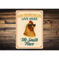 Entrepreneur Chicken Lover Aluminum Sign - Hen-trepreneurs
