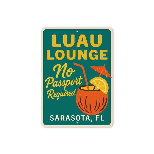 Retro Tiki Bar Sign Luau Lounge Florida Decor