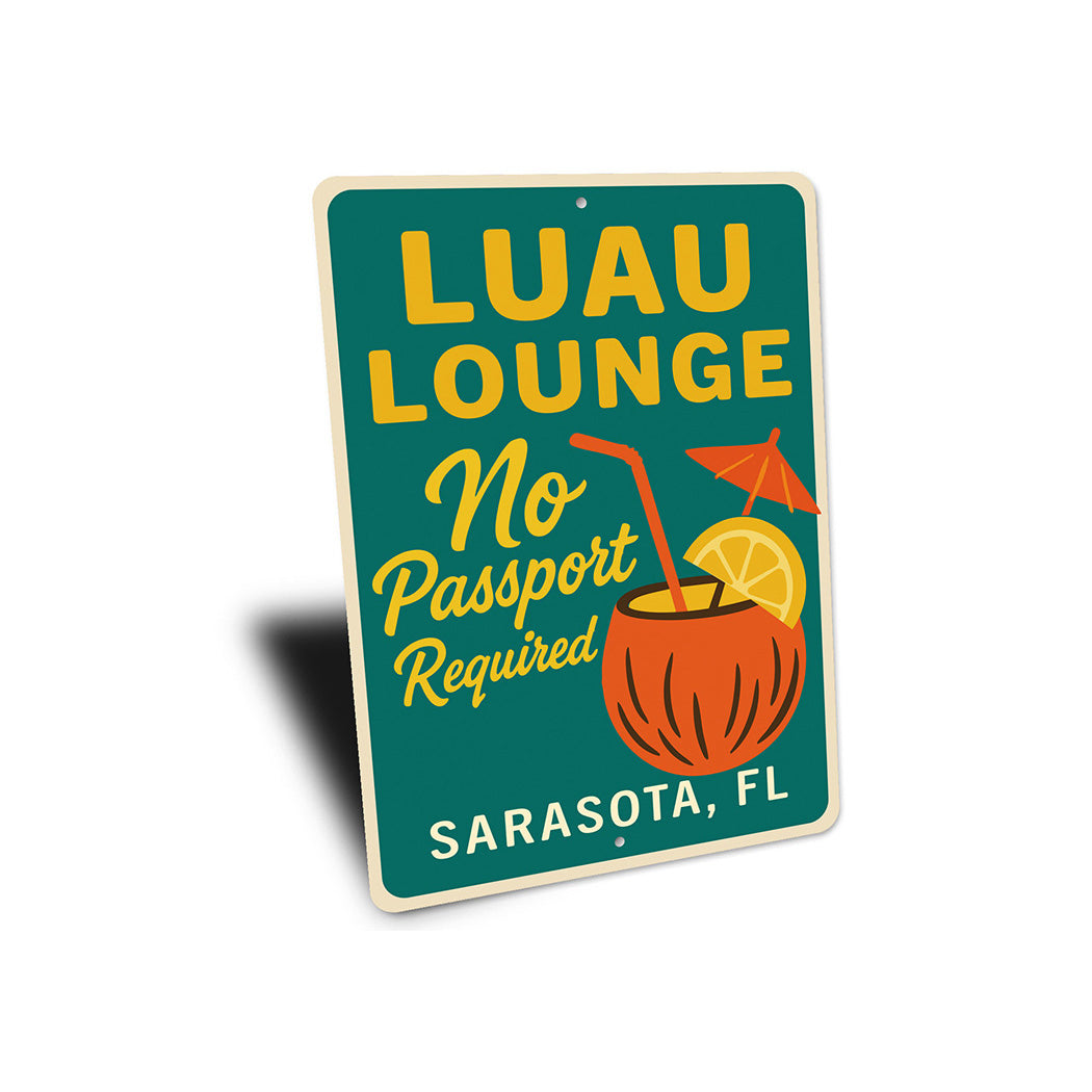 Retro Tiki Bar Sign Luau Lounge Florida Decor