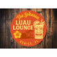 Retro Tiki Bar Sign Custom Luau Lounge Decor