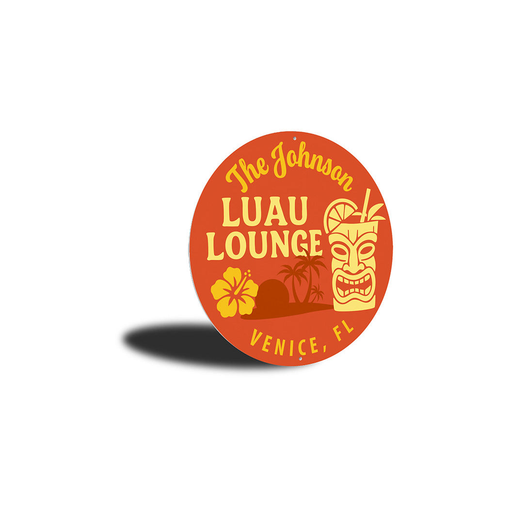 Retro Tiki Bar Sign Custom Luau Lounge Decor