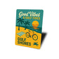 Vintage Good Vibes And Gulf Tides Metal Sign
