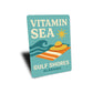 Retro Beach Metal Sign Vitamin Sea Gulf Shores Decor