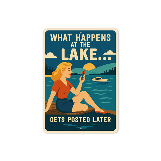 What Happens at the Lake Aluminum Sign Gets Posted Later