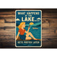What Happens at the Lake Aluminum Sign Gets Posted Later