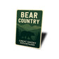 Bear Country Aluminum Sign Great Smoky Mountains Decor