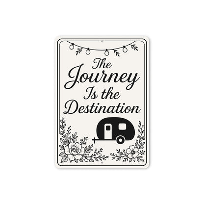 The Journey Is The Destination Sign