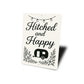 Hitched And Happy Sign