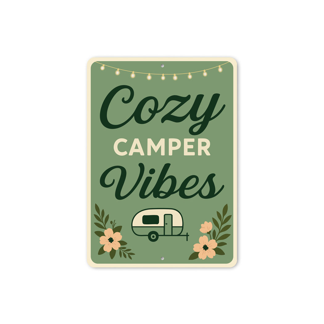 Cozy Camper Vibes Sign
