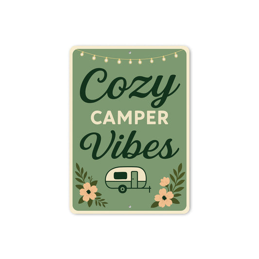 Cozy Camper Vibes Sign