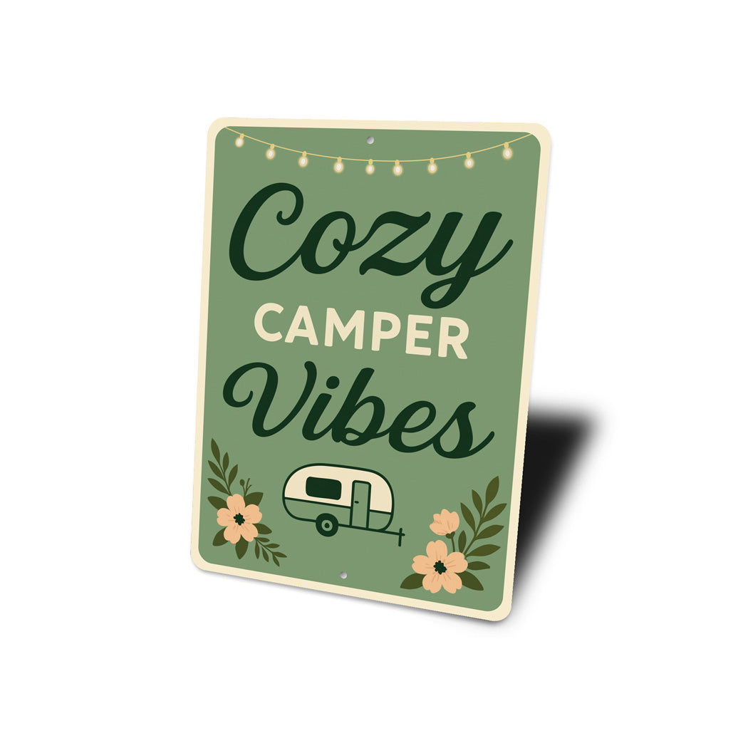Cozy Camper Vibes Sign