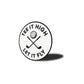 Hit It High Let It Fly Metal Sign Golf Motivational Decor