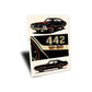 Oldsmobile 442 High Performance W-30 V8 Engine Sign