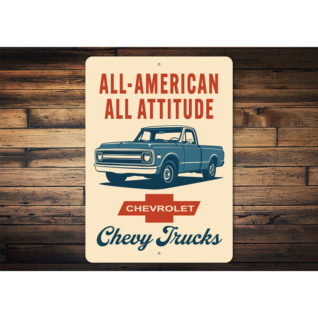 All American All Attitude Sign