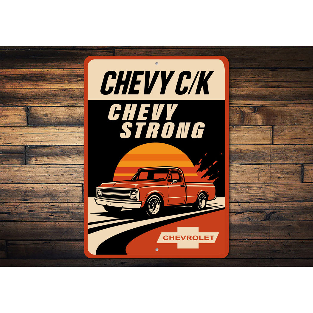 Chev CK Strong Car Sign