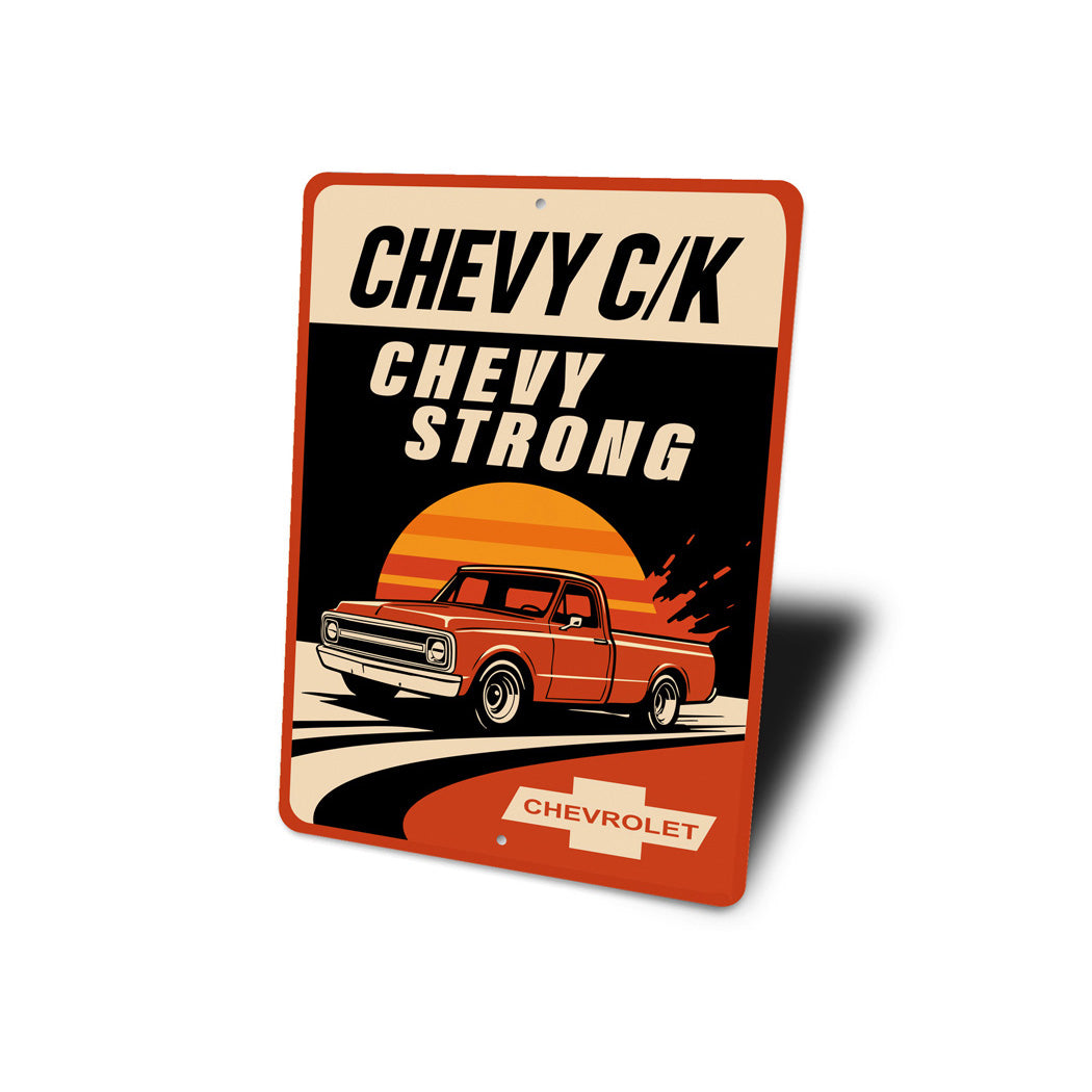 Chev CK Strong Car Sign