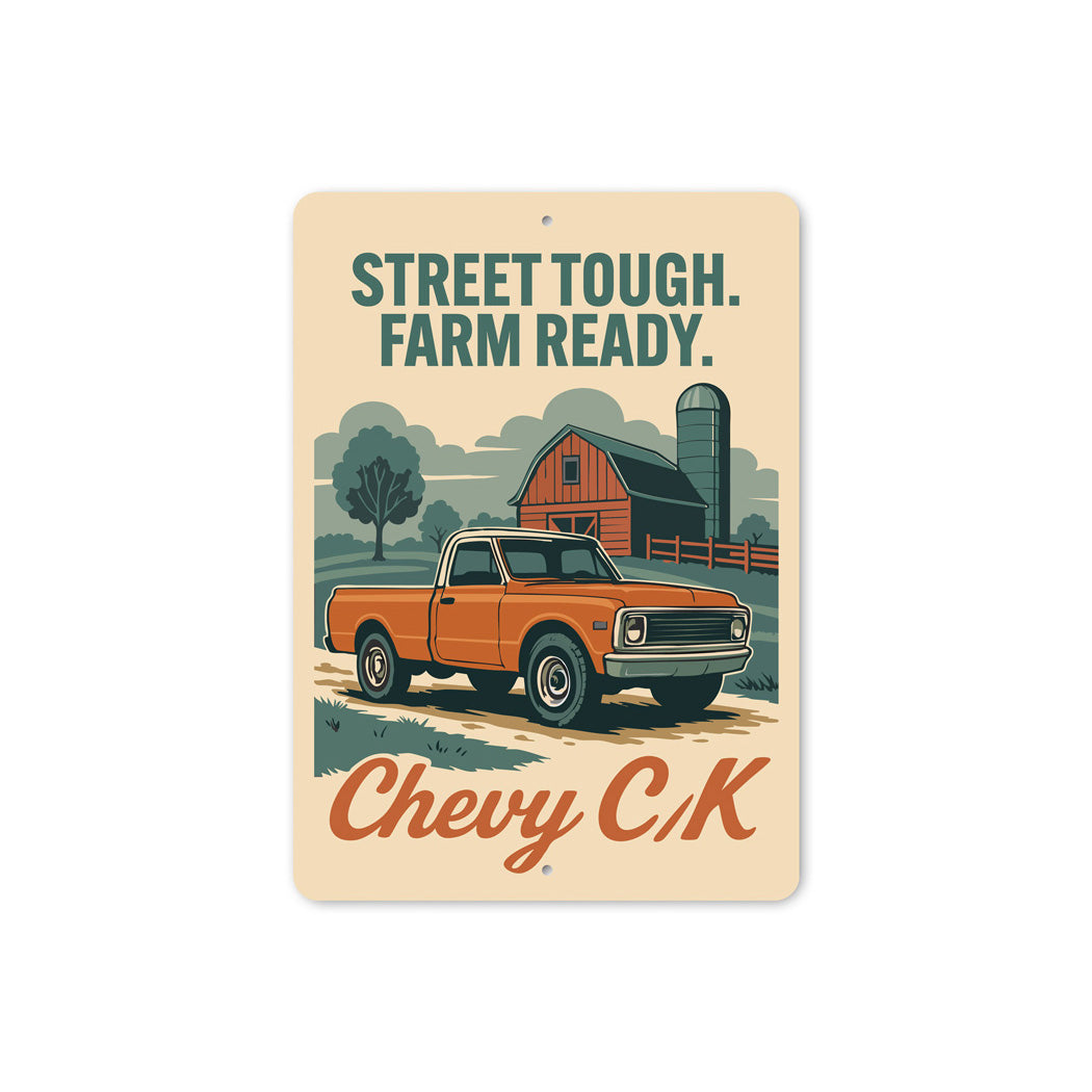 Street Tough Farm Ready Sign