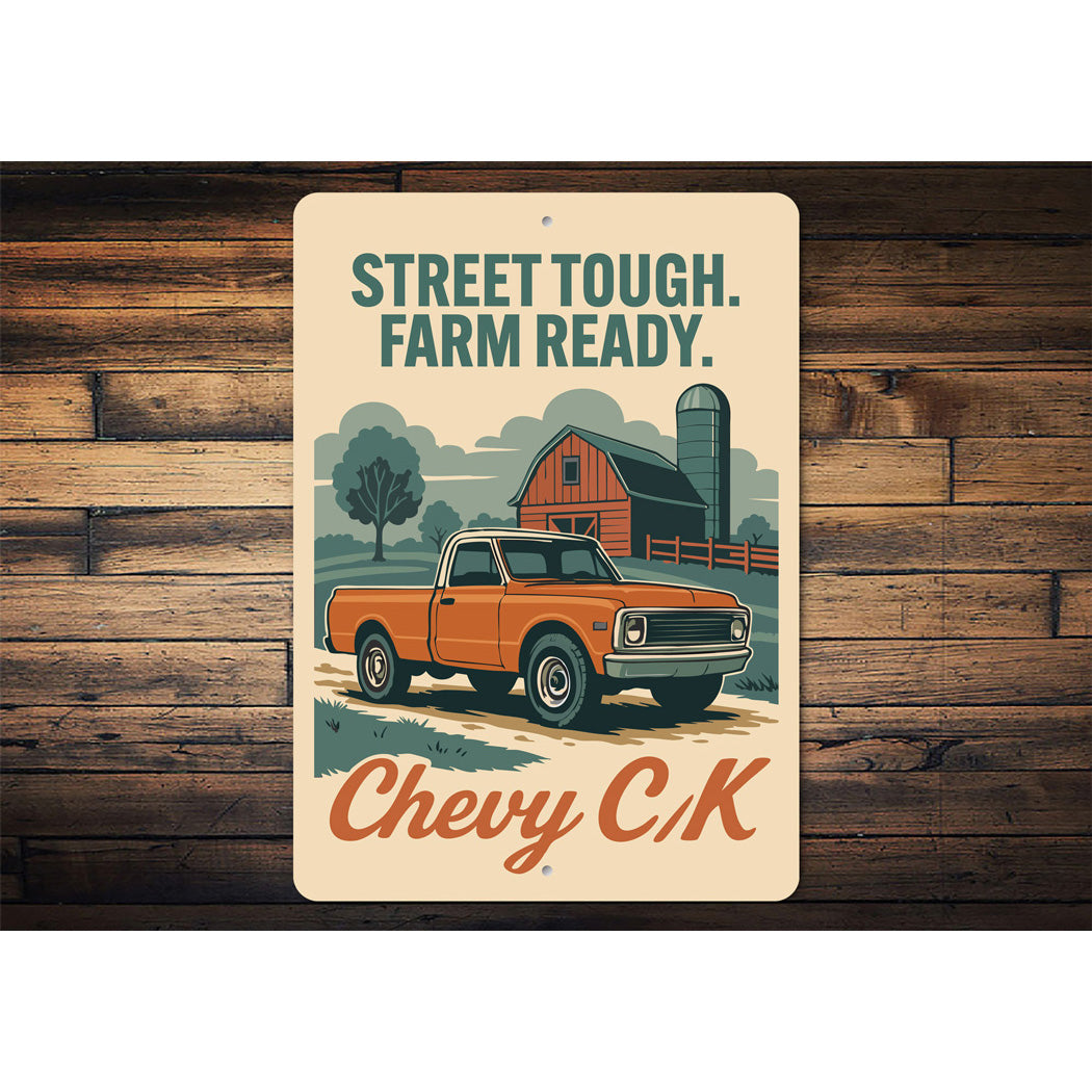 Street Tough Farm Ready Sign