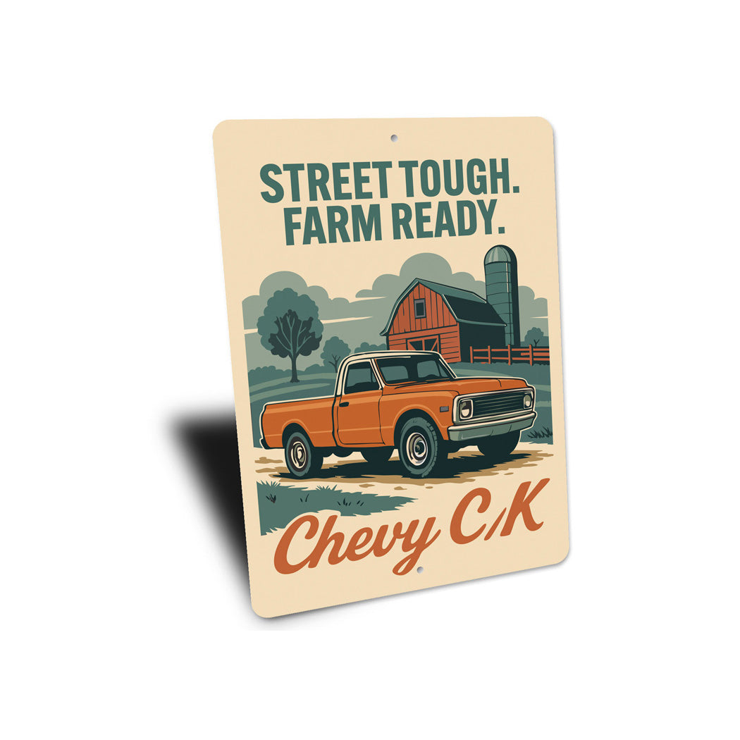 Street Tough Farm Ready Sign