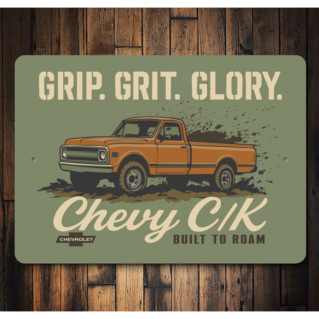 Grip Grit Glory Built To Roam Sign