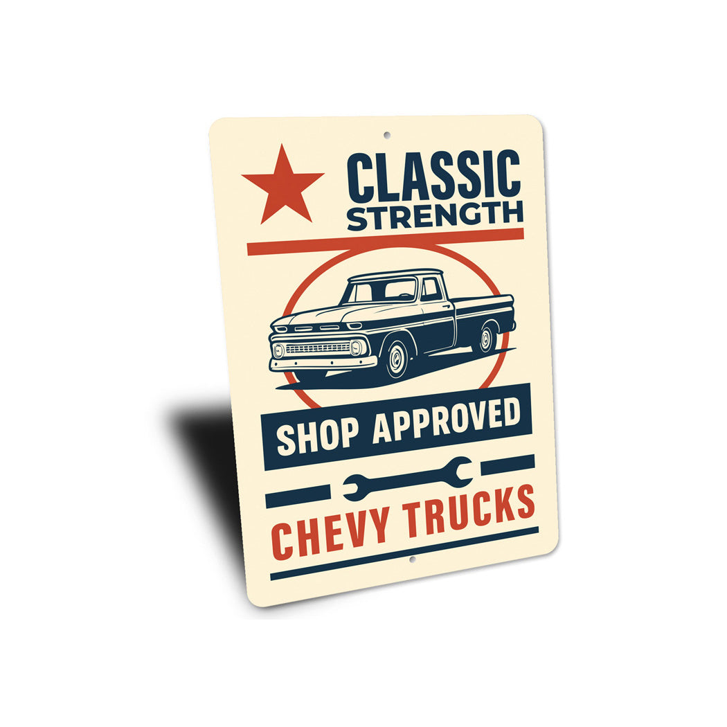 Classic Strength Shop Approved Garage Sign