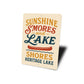 Sunshine Smores Lake Shores Heritage Lake Aluminum Sign