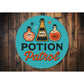 Potion Patrol Halloween Brew Round Sign