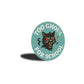 Too Ghoul For School Hissing Black Cat Round Sign