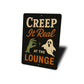 Creep It Real At The Lounge Ghost Sign