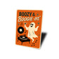 Boozy And Boogie-in Music Ghost Drinking Cocktails Sign