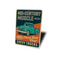 Chevy Trucks Mid-Century Muscle 1950s Chevrolet Sign