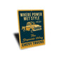 Chevy Trucks Where Power Met Style The Stepside Way Sign