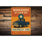 Chevrolet 3100 Workhorse Of A New Era Chevy Trucks Sign