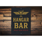 Hangar Bar Raise Your Spirits Cocktail With Wings Sign