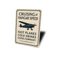 Cruising At Hangar Speed Planes Cold Drinks Company Sign