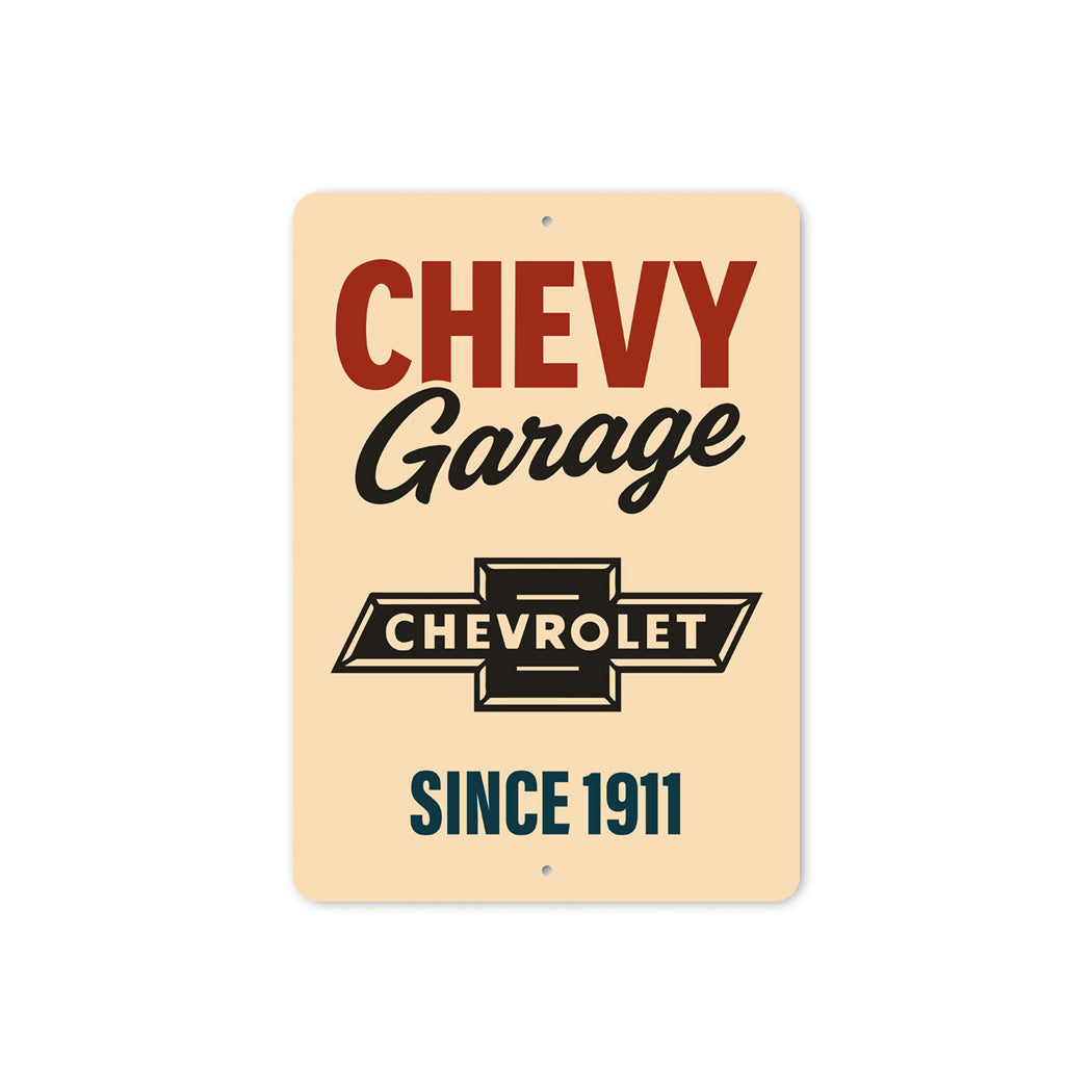 Chevy Garage Since 1911 Badge Sign