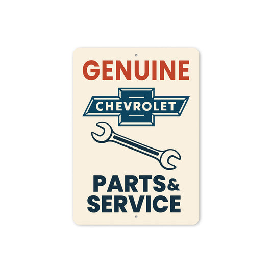 Genuine Parts And Service Wrench Sign