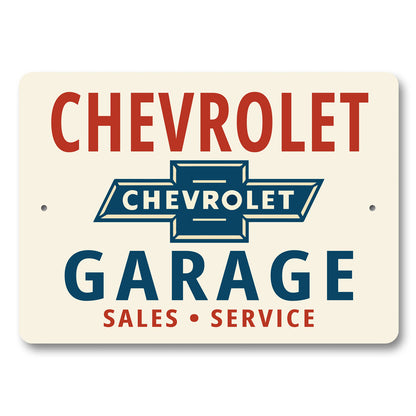 Chevrolet Garage Sales Service Sign