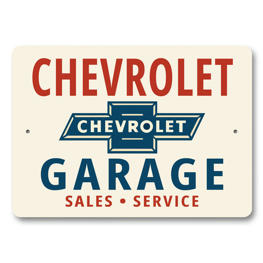 Chevrolet Garage Sales Service Sign