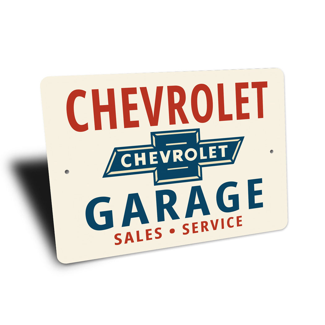 Chevrolet Garage Sales Service Sign