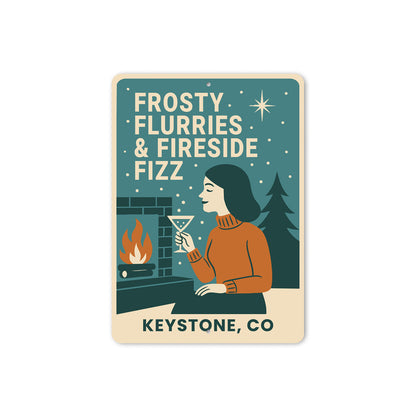 Frosty Flurries And Fireside Fizz Keystone Colorado Sign