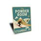 The Powder Room Ski And Cocktails Steamboat Colorado Sign
