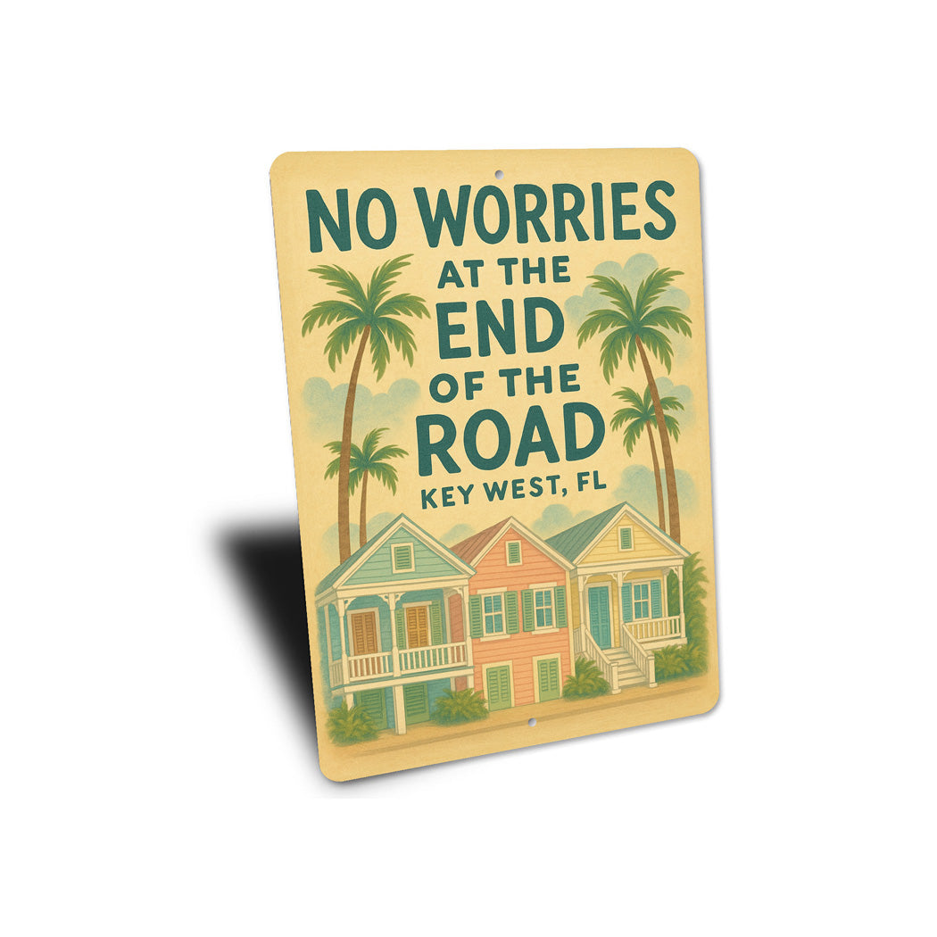 No Worries Key West Conch Cottage Sign