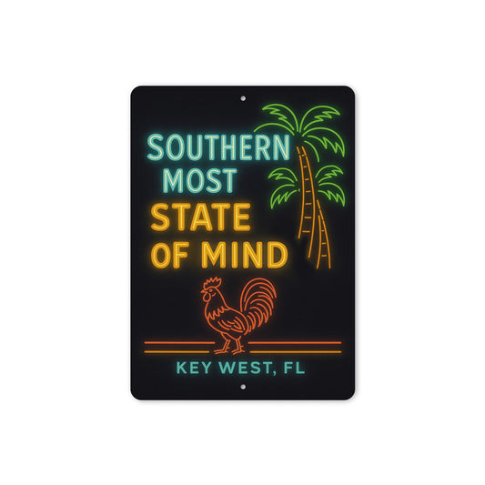 Southernmost State Of Mind Key West Retro Neon Sign