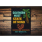 Southernmost State Of Mind Key West Retro Neon Sign