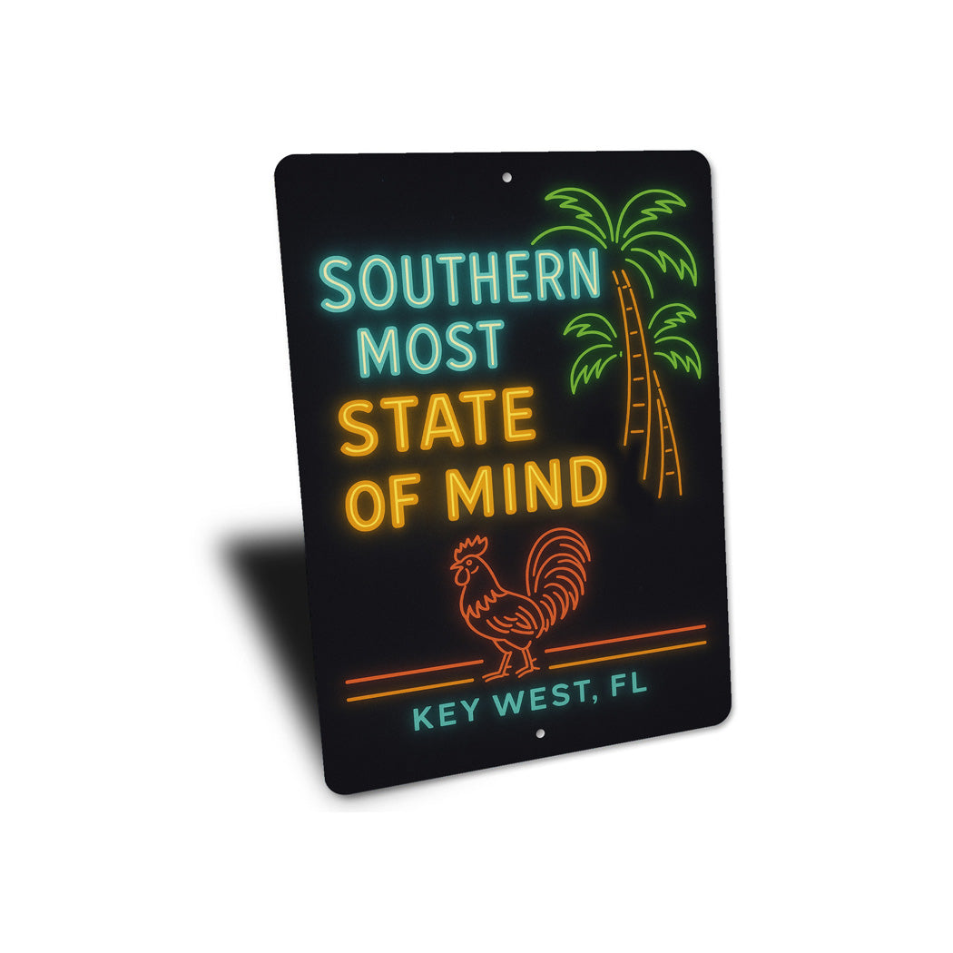 Southernmost State Of Mind Key West Retro Neon Sign