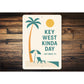 Key West Kinda Day Minimalist Beach Vibes Sign