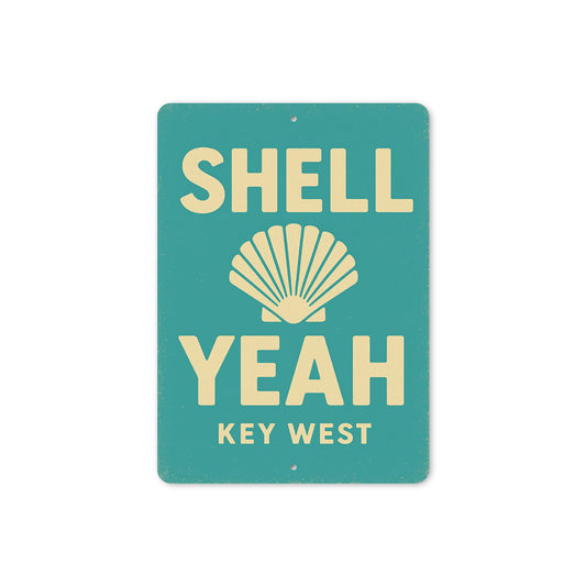 Shell Yeah Beach Pun Beachhouse Sign