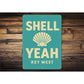 Shell Yeah Beach Pun Beachhouse Sign